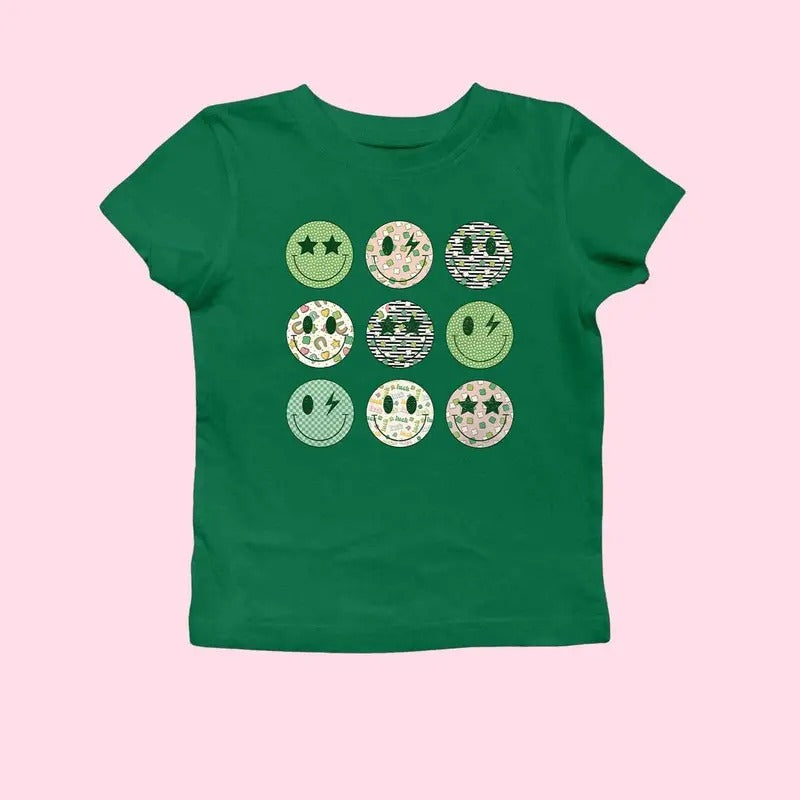 Funny St Patrick'S Day Baby Happy Face Baby St Patrick'S Baby Retro St Patrick'S Day Y2K 2000'S T-Shirts, Hoodie, Sweatshirt - T-Shirt, Sweatshirt, Hoodie