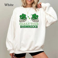 Funny St. Patrick'S Day Shirt Shake Your Shamrocks Shirt St. Paddy'S Day Skeleton Hands Holding Shamrock Clover Shirt Festive Irish T-Shirts, Hoodie, Sweatshirt - T-Shirt, Sweatshirt, Hoodie