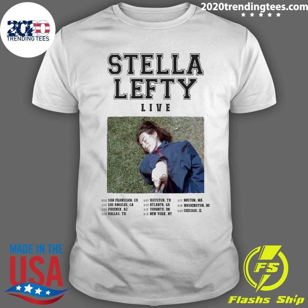 Funny Stella Lefty Summer Tour 2026 Poster Shirt Unisex T-shirt, Sweatshirt, Hoodie, Long Sleeve Tee - T-Shirt, Sweatshirt, Hoodie