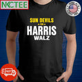 Funny Sun Devils For Harris Walz shirt Unisex T-shirt, Sweatshirt, Hoodie, Long Sleeve Tee - T-Shirt, Sweatshirt, Hoodie