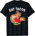 Funny Thanksgiving Shirts Funny Thanksgiving Turkey Eat Tacos Mexican Thanksgiving Fun Menswear Top T-Shirts, Hoodie, Sweatshirt - T-Shirt, Sweatshirt, Hoodie