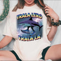 Funny Tralalero Tralala Shark Shoes Shirt Cotton Fabric T-Shirts, Hoodie, Sweatshirt - T-Shirt, Sweatshirt, Hoodie