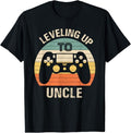 Funny Uncle Shirts Uncle Leveling Up Uncle 2024 Funny Video Gamer Vintage Menswear Casual Cotton T-Shirts, Hoodie, Sweatshirt - T-Shirt, Sweatshirt, Hoodie