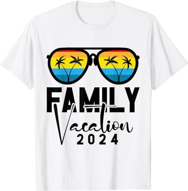 Funny Vacation Shirt Family Vacation 2024 Beach Matching Summer Vacation 2024 Menswear Casual Cotton T-Shirts, Hoodie, Sweatshirt - T-Shirt, Sweatshirt, Hoodie