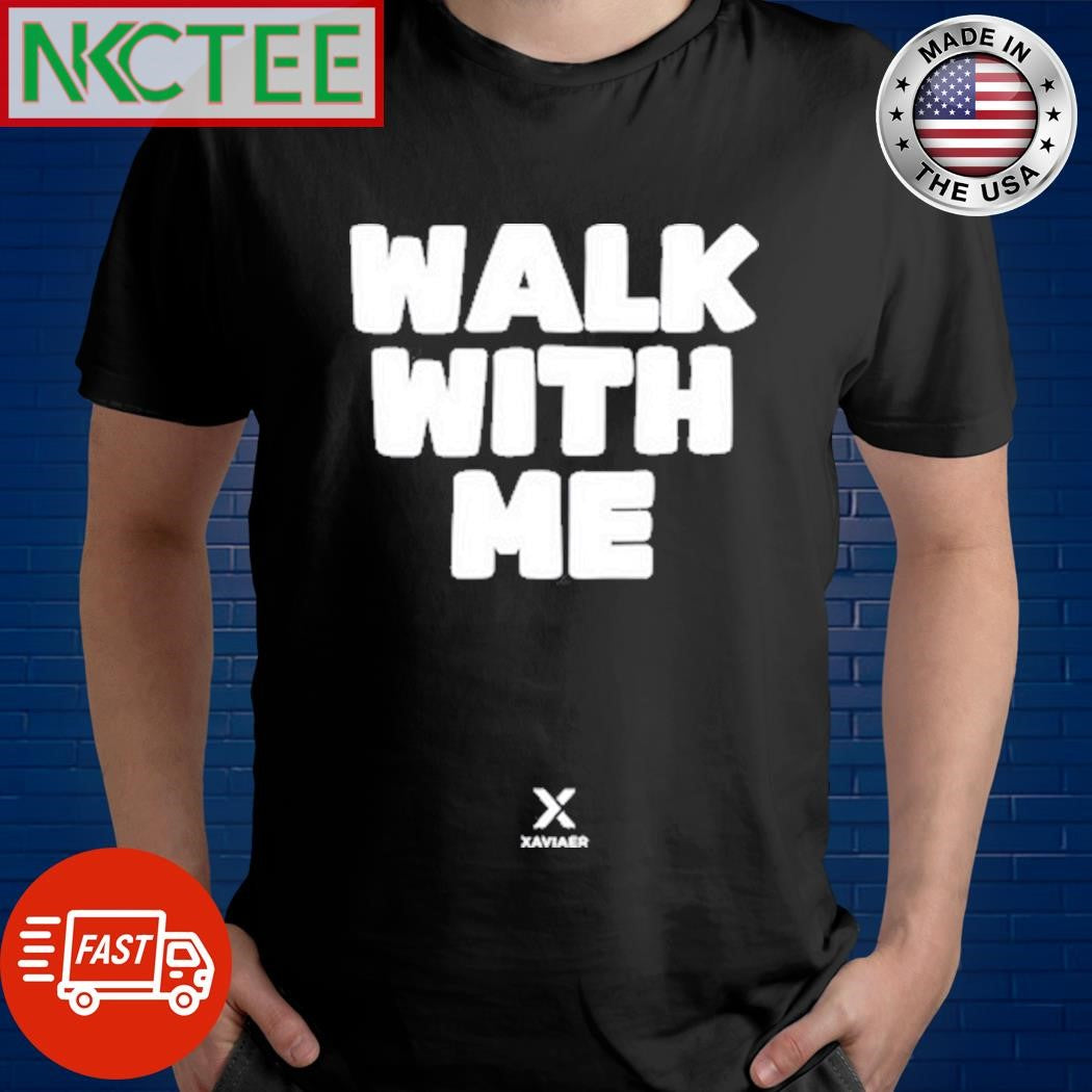 Funny Xaviaer Durousseau Wearing Walk With Me Smoothie Shirt Unisex T-shirt, Sweatshirt, Hoodie, Long Sleeve Tee - T-Shirt, Sweatshirt, Hoodie