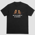Funny Short Sleeve Shirt ARE YOU STARING MY HOOTERS T-Shirts, Hoodie, Sweatshirt - T-Shirt, Sweatshirt, Hoodie