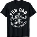 Fur Dad Man Myth Snack Dealer Funny Paw Cat Dog Made USA T-Shirts, Hoodie, Sweatshirt - T-Shirt, Sweatshirt, Hoodie