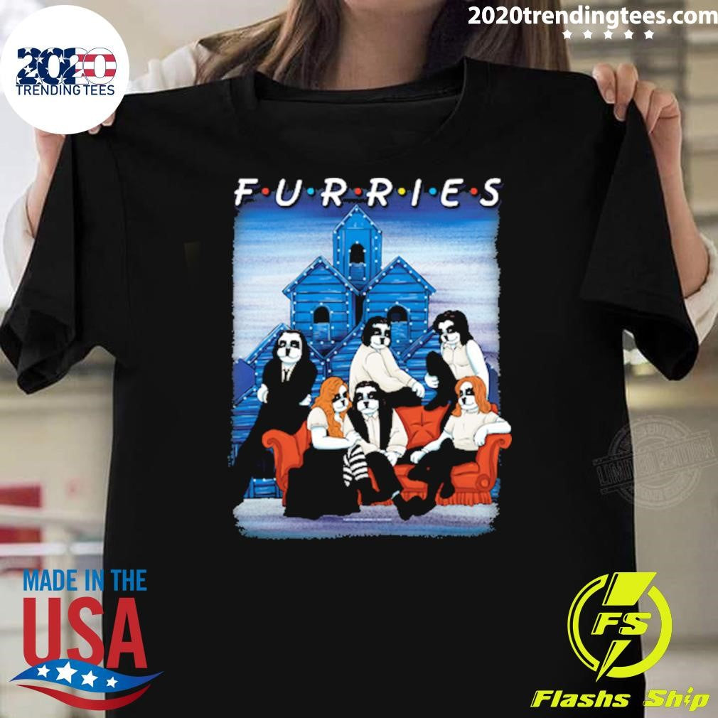 Furries Friends Shirt Unisex T-shirt, Sweatshirt, Hoodie, Long Sleeve Tee - T-Shirt, Sweatshirt, Hoodie