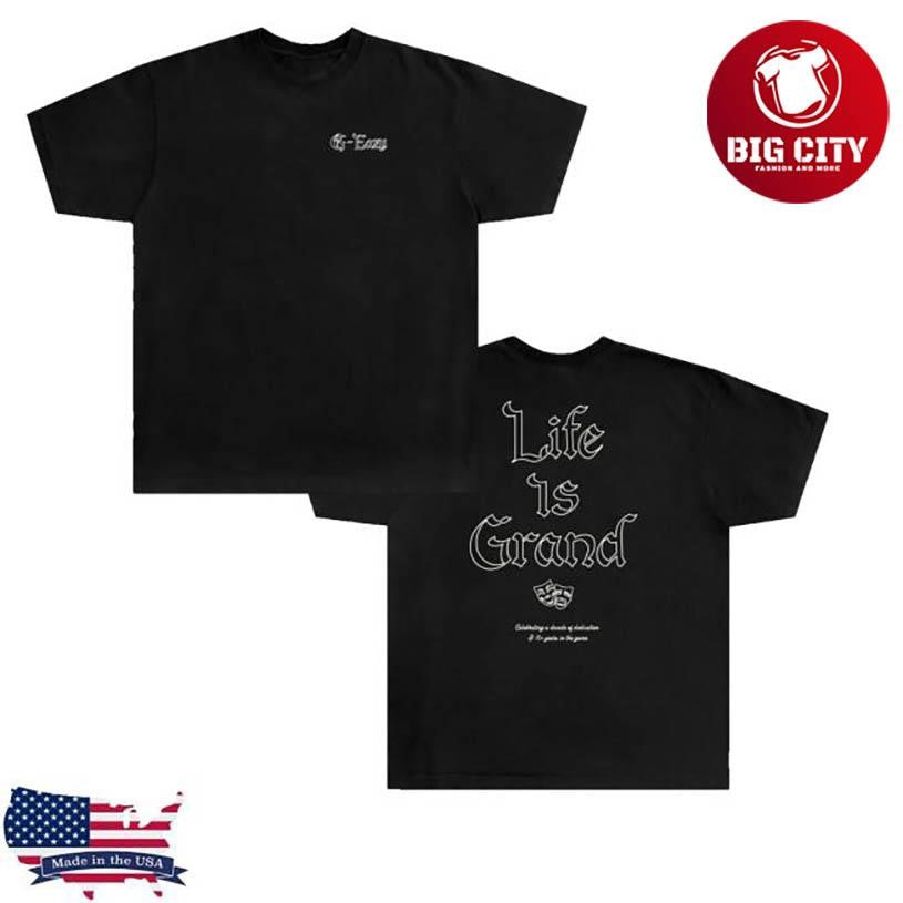 G Eazy Celebration Mask 2025 Two Sided Shirt Unisex T-shirt, Sweatshirt, Hoodie, Long Sleeve Tee - T-Shirt, Sweatshirt, Hoodie