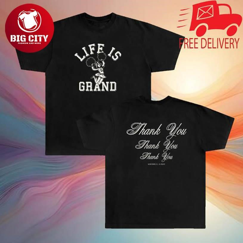 G Eazy Cheer Up 2025 Two Sided Shirt Unisex T-shirt, Sweatshirt, Hoodie, Long Sleeve Tee - T-Shirt, Sweatshirt, Hoodie