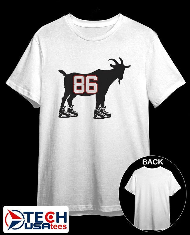 GOAT 86 Jack Hughes Team USA Hockey shirt Unisex T-shirt, Sweatshirt, Hoodie, Long Sleeve Tee - T-Shirt, Sweatshirt, Hoodie