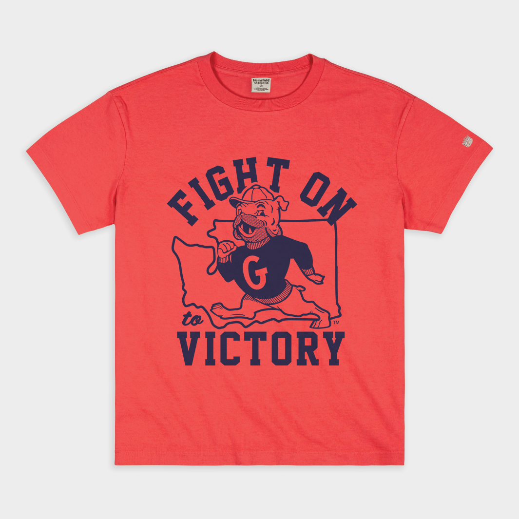 Gonzaga "Fight Victory" Vintage Heavyweight T-Shirts, Hoodie, Sweatshirt - T-Shirt, Sweatshirt, Hoodie