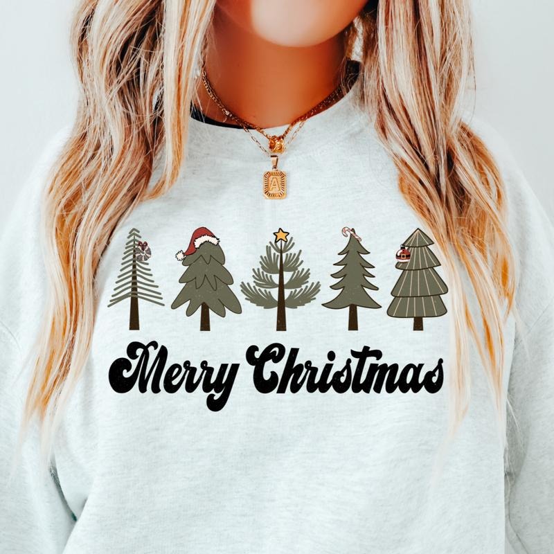 GREEN MERRY TREE ( Fit Causal ) Casual Womenswear T-Shirts, Hoodie, Sweatshirt - T-Shirt, Sweatshirt, Hoodie