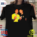 Gabriel Magalhes And William Saliba Smoking Middle Finger Meme Shirt Unisex T-shirt, Sweatshirt, Hoodie, Long Sleeve Tee - T-Shirt, Sweatshirt, Hoodie