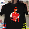 Gabriel Magalhaes Arsenal Jersey Smoking Shirt Unisex T-shirt, Sweatshirt, Hoodie, Long Sleeve Tee - T-Shirt, Sweatshirt, Hoodie
