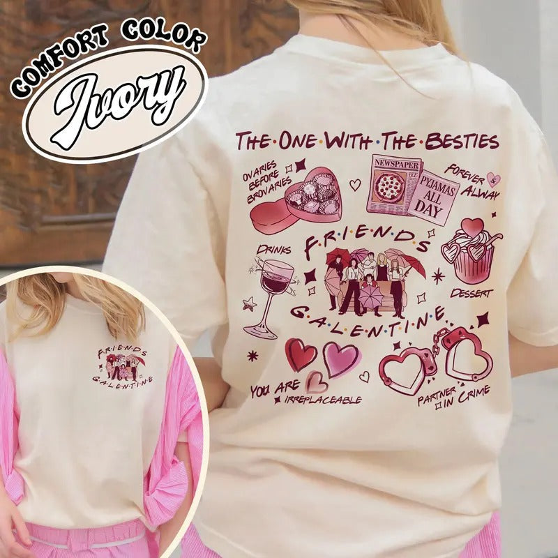 Galentine Social Club Galentine Era Friends Galentine Shirt One Besties Shirt Funny Galentines Day Party Galentines Day T-Shirts, Hoodie, Sweatshirt - T-Shirt, Sweatshirt, Hoodie