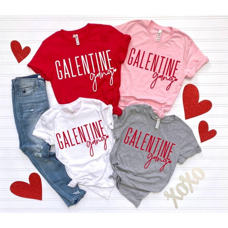 Galentines Day Galentines Day Shirt Shirt Valentine Best Friend ; Cotton Menswear Cotton Menswear T-Shirts, Hoodie, Sweatshirt - T-Shirt, Sweatshirt, Hoodie