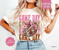Gameday Football Bow Shirt Comfort Colors Football Womenswear Coquette T-Shirts, Hoodie, Sweatshirt - T-Shirt, Sweatshirt, Hoodie