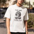 Gamer Gaming Him Cat Dad Cat Dad Gamer Gamer Boyfriend T-Shirts, Hoodie, Sweatshirt - T-Shirt, Sweatshirt, Hoodie