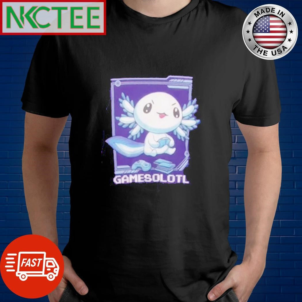 Gamesolotl shirt Unisex T-shirt, Sweatshirt, Hoodie, Long Sleeve Tee - T-Shirt, Sweatshirt, Hoodie