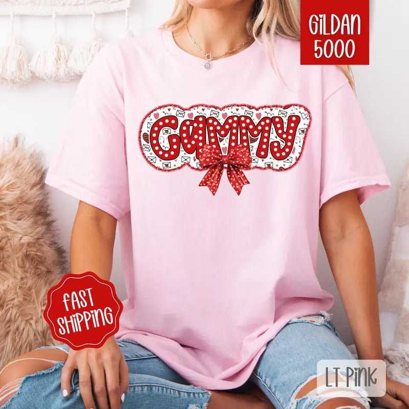 Gammy Valentine Shirt Gildan Cute Plus Sizes T-Shirts, Hoodie, Sweatshirt - T-Shirt, Sweatshirt, Hoodie