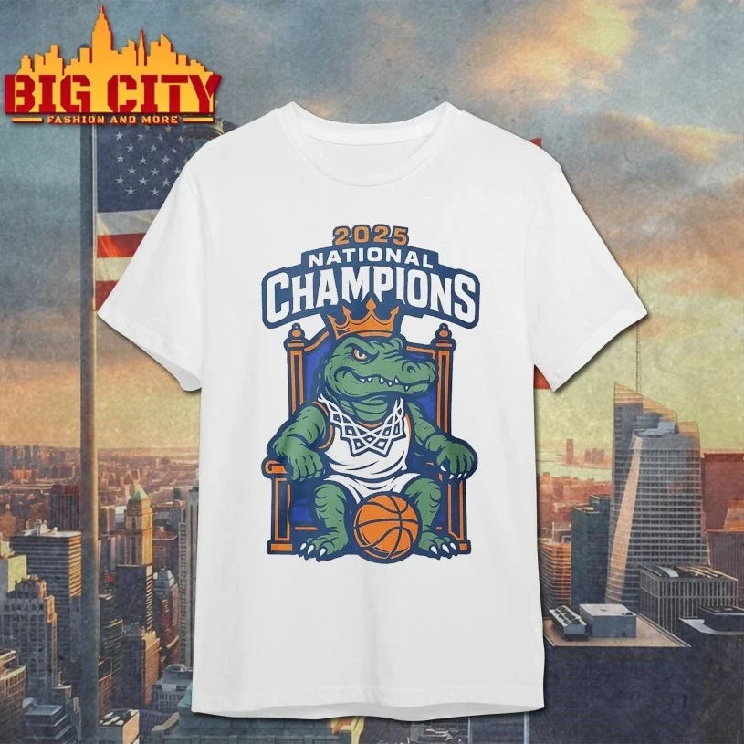 Gators Basketball National Champions 2025 shirt Unisex T-shirt, Sweatshirt, Hoodie, Long Sleeve Tee - T-Shirt, Sweatshirt, Hoodie