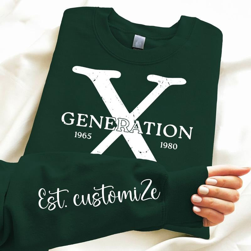 Gen X Custom Shirt Funny Personalized Raised Hose Water Unique Generation X Rub Some Dirt Cotton Menswear T-Shirts, Hoodie, Sweatshirt - T-Shirt, Sweatshirt, Hoodie