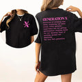 Gen X Raised Hose Water Neglect Shirt Gen X Definition Generation X Vintage Unhinged Shirt Comfy Fabric Shirt Tops Womenswear Cotton Fabric T-Shirts, Hoodie, Sweatshirt - T-Shirt, Sweatshirt, Hoodie