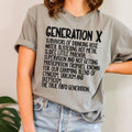 Gen X Raised Hose Water Neglect Funny Shirt Sarcastic Shirt Funny Quotes Shirt Vintage Inspired Shirt T-Shirts, Hoodie, Sweatshirt - T-Shirt, Sweatshirt, Hoodie