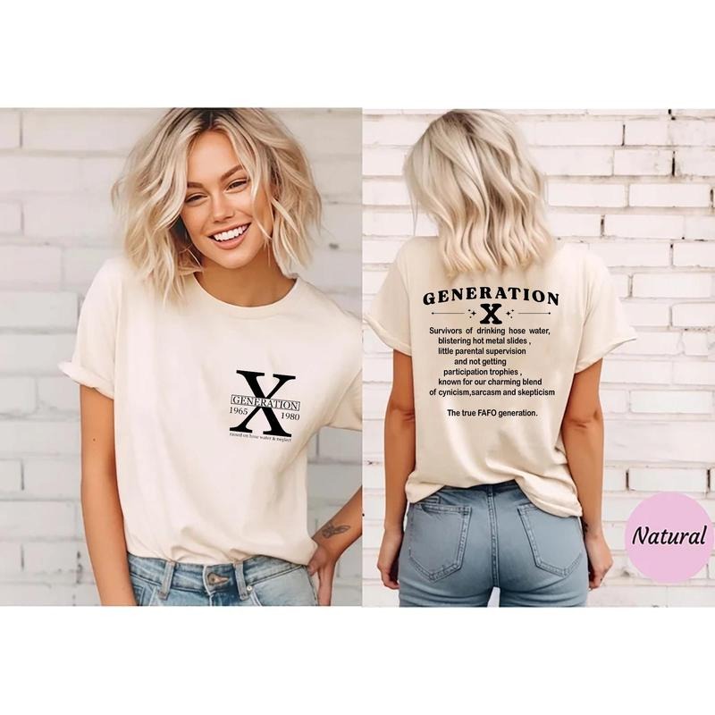 Gen X Shirt Generation X Shirt Raised Hose Water Neglect Nostalgia Shirt 1980 TK43GN T-Shirts, Hoodie, Sweatshirt - T-Shirt, Sweatshirt, Hoodie