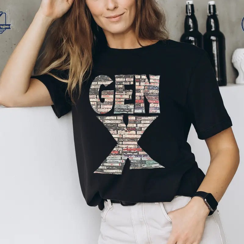 Gen X Shirt Retro Proud Member Your Feelings Generation 80s Hoodieconcert Generation X Tshirt80s Rock Cassettes Cotton Top T-Shirts, Hoodie, Sweatshirt - T-Shirt, Sweatshirt, Hoodie
