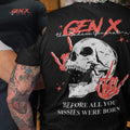 Generation X Custom Year Badass Generation Before All You Sissies Were Born Gen X Enthusiasts Retro Skull T-Shirts, Hoodie, Sweatshirt - T-Shirt, Sweatshirt, Hoodie