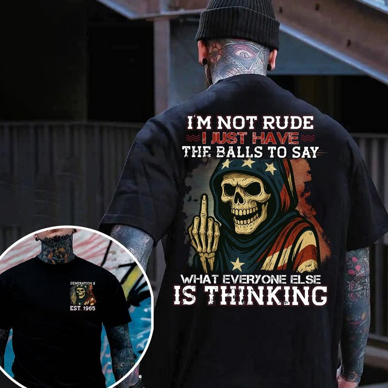 Generation X Custom Year Badass Gen X FAFOT 100% Cotton Top Comfortable Classic Fit Menswear & Womenswear Vintage Skull Shirt Custom Gen X Love Shirtstyle{N002}2 T-Shirts, Hoodie, Sweatshirt - T-Shirt, Sweatshirt, Hoodie