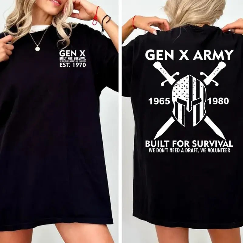 Generation X Custom Year New Version Gen X FAFOT Shirt 100% Cotton Top Comfort Womenswear Custom Year Birth Shirt T-Shirts, Hoodie, Sweatshirt - T-Shirt, Sweatshirt, Hoodie