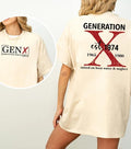 Generation X Customize Years Two Side Shirt Raised Hose Water Neglect Shirt Generation X Cotton Top Womenswear Grey T-Shirts, Hoodie, Sweatshirt - T-Shirt, Sweatshirt, Hoodie