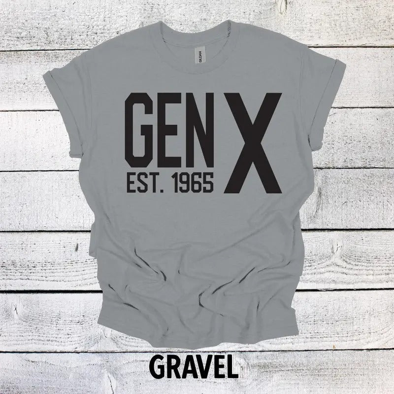 Generation X Est 1965 Funny Gen X Shirt Generation X Shirt Classic Cotton Soft Top Comfort Colors T-Shirts, Hoodie, Sweatshirt - T-Shirt, Sweatshirt, Hoodie