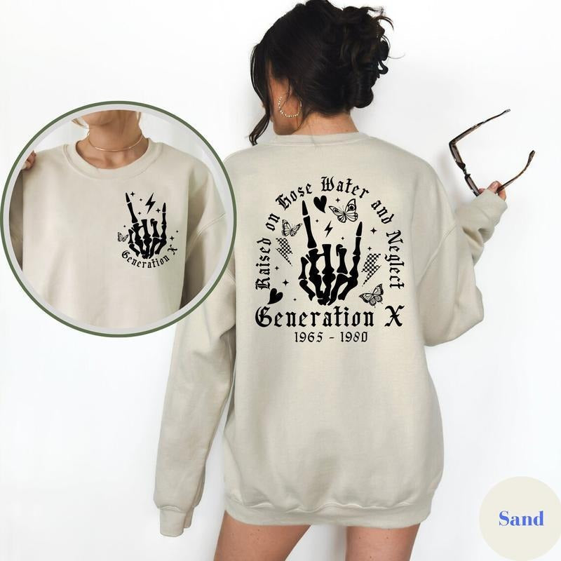 Generation X Shirt Gen X Gen X Colors Generation X Raised Hose Water Neglect Shirt Womenswear Cotton Top Cotton Top T-Shirts, Hoodie, Sweatshirt - T-Shirt, Sweatshirt, Hoodie