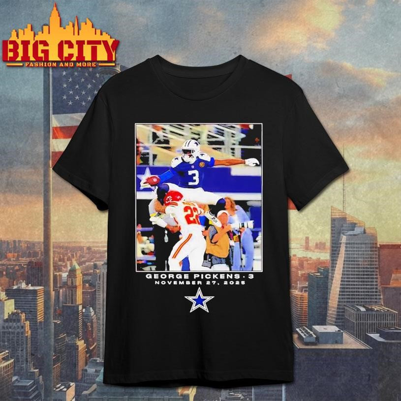 George Pickens hurdle moment Dallas Cowboys Shirt Unisex T-shirt, Sweatshirt, Hoodie, Long Sleeve Tee - T-Shirt, Sweatshirt, Hoodie