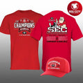 Georgia 2025 Champions It Just Means More Two Sided Shirt Unisex T-shirt, Sweatshirt, Hoodie, Long Sleeve Tee - T-Shirt, Sweatshirt, Hoodie