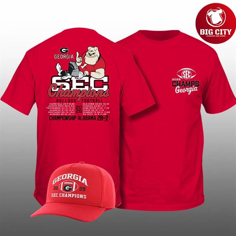 Georgia 2025 Championship Alabama 26 7 Two Sided Shirt Unisex T-shirt, Sweatshirt, Hoodie, Long Sleeve Tee - T-Shirt, Sweatshirt, Hoodie