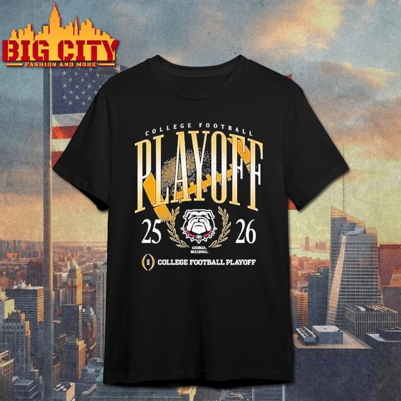 Georgia Bulldogs 2025-2026 College Football Playoff Shirt Unisex T-shirt, Sweatshirt, Hoodie, Long Sleeve Tee - T-Shirt, Sweatshirt, Hoodie