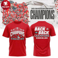 Georgia Bulldogs 2025 SEC Champs Celebration Football Two Sided Shirt Unisex T-shirt, Sweatshirt, Hoodie, Long Sleeve Tee - T-Shirt, Sweatshirt, Hoodie