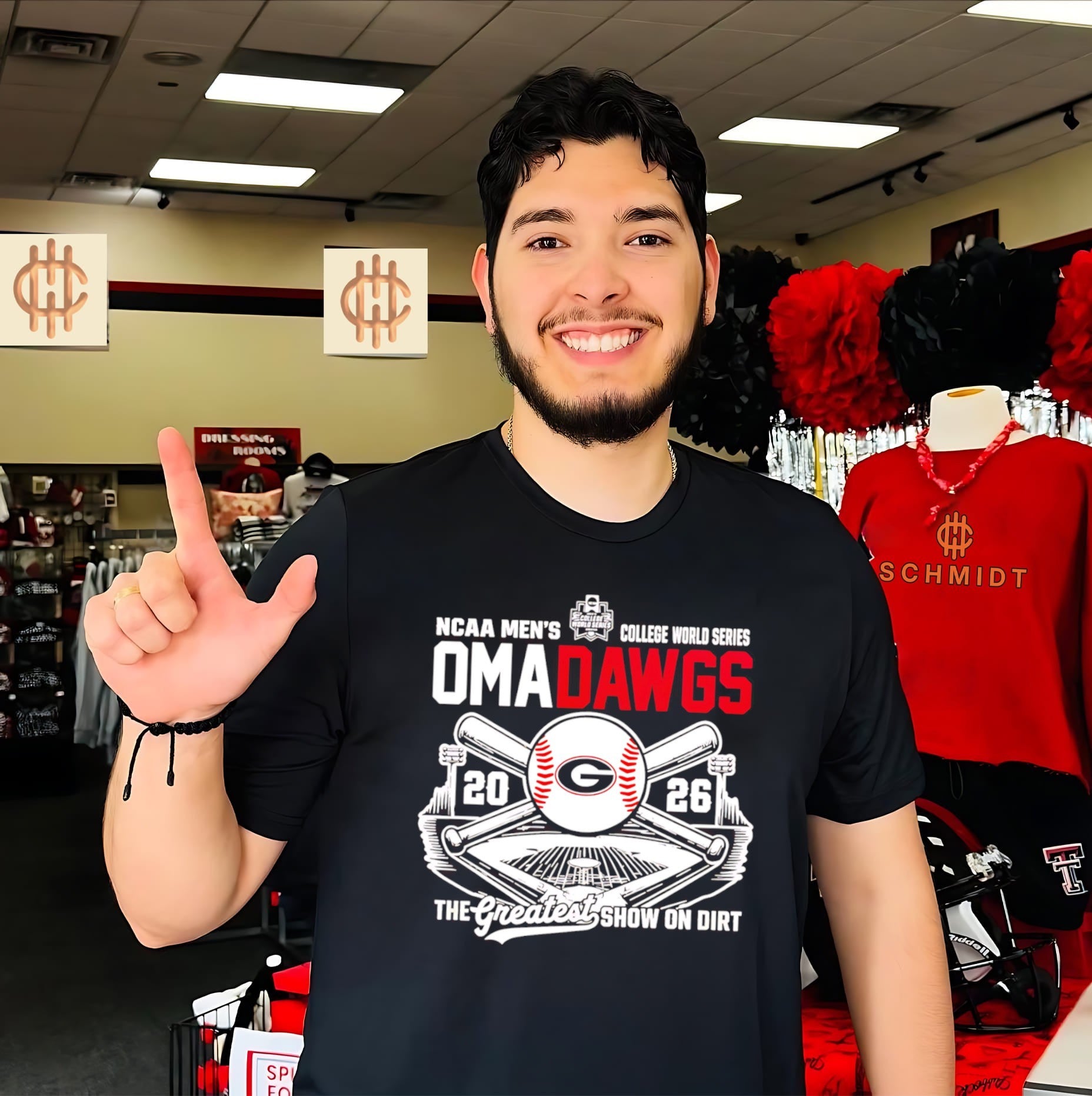 Georgia Bulldogs Omadawgs 2026 NCAA Baseball Mens College World Series shirt Unisex T-shirt, Sweatshirt, Hoodie, Long Sleeve Tee - T-Shirt, Sweatshirt, Hoodie