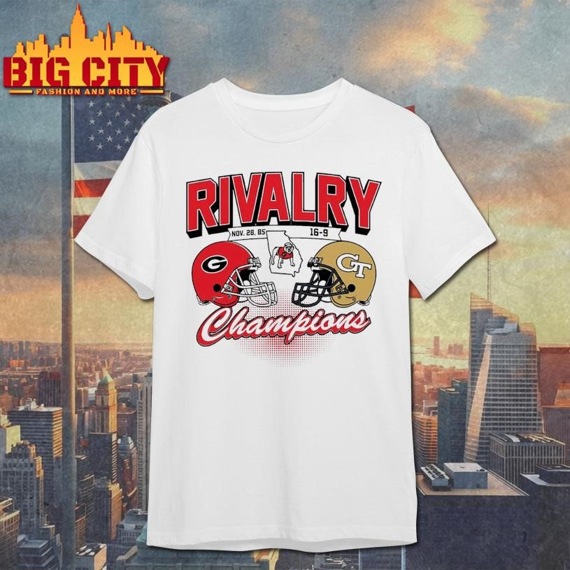 Georgia Bulldogs vs Georgia Tech Rivalry Winner 2025 Champions shirt Unisex T-shirt, Sweatshirt, Hoodie, Long Sleeve Tee - T-Shirt, Sweatshirt, Hoodie