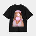 Get Lattooo Pink Bubble Gum Big Face T-Shirts, Hoodie, Sweatshirt - T-Shirt, Sweatshirt, Hoodie