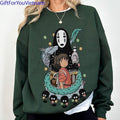 Ghibli Totoro Ghibli No Face Hayao Miyazaki Howl'S Moving Castle Calcifer T-Shirts, Hoodie, Sweatshirt - T-Shirt, Sweatshirt, Hoodie