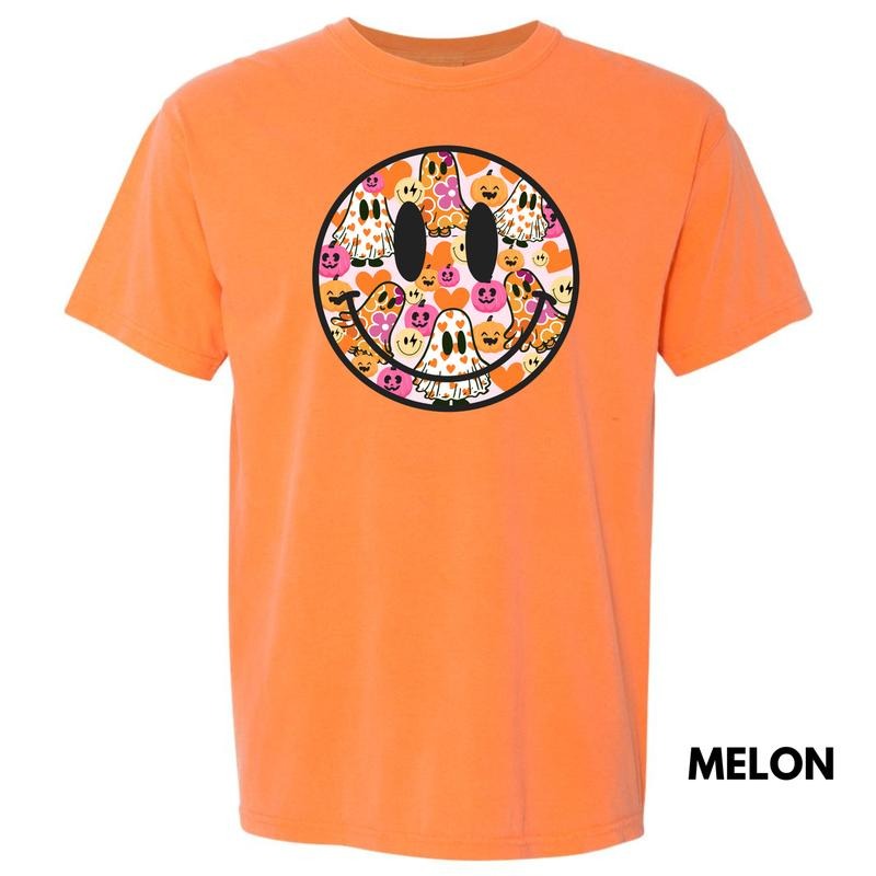 Ghost & Pumpkin Happy Face Comfort Colors 'NLB' T-Shirts, Hoodie, Sweatshirt - T-Shirt, Sweatshirt, Hoodie