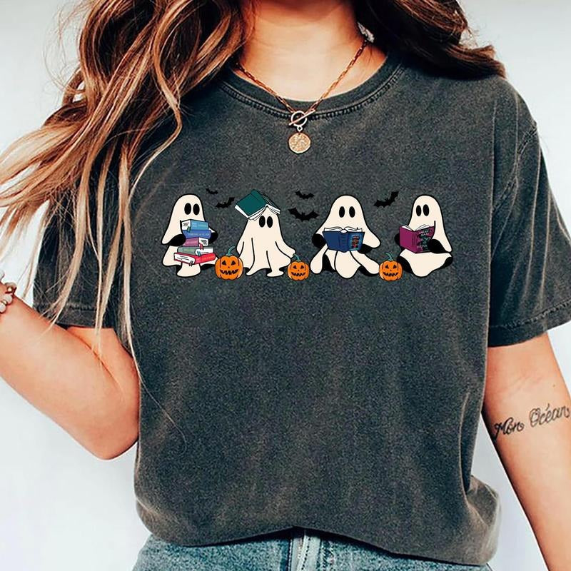 Ghost Book Shirt Throne Glass Ghost Shirt Bookish Ghost Book Ghosts Shirt Ghost Halloween Halloween Book Lover T-Shirts, Hoodie, Sweatshirt - T-Shirt, Sweatshirt, Hoodie