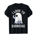 Ghost Funny Gym Fitness Fitness Humor Ghost Halloween 100% Cotton Made USA T-Shirts, Hoodie, Sweatshirt - T-Shirt, Sweatshirt, Hoodie