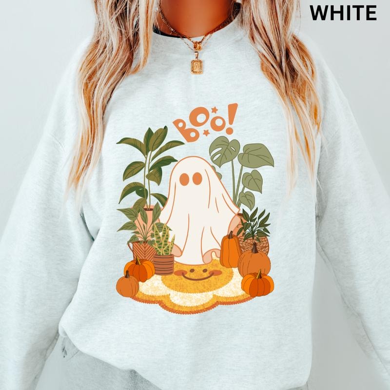 Ghost Plant Lady Boo Plant Ghost Plant Lover Halloween Ghost Halloween Plant Lover T-Shirts, Hoodie, Sweatshirt - T-Shirt, Sweatshirt, Hoodie